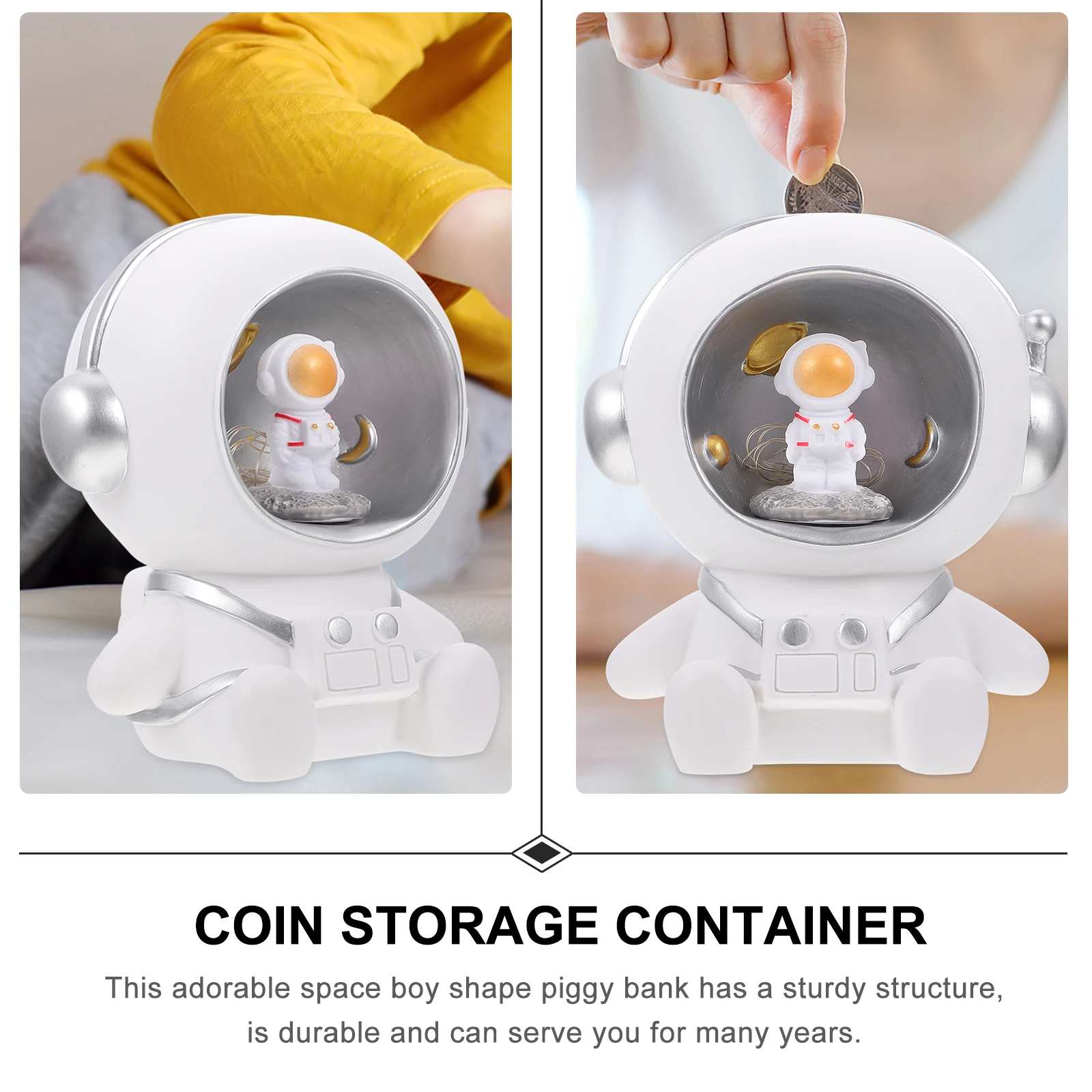 

Смола ночник копилка прочный домашний декор спальня гостиная кабинет офис подарок студенческий белый