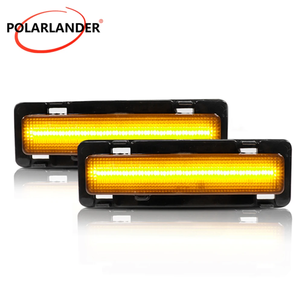 8 30V 18 SMD LED Turn Side Light Yellow For Chevrolet Camaro Pontiac Firebird 1982 1992