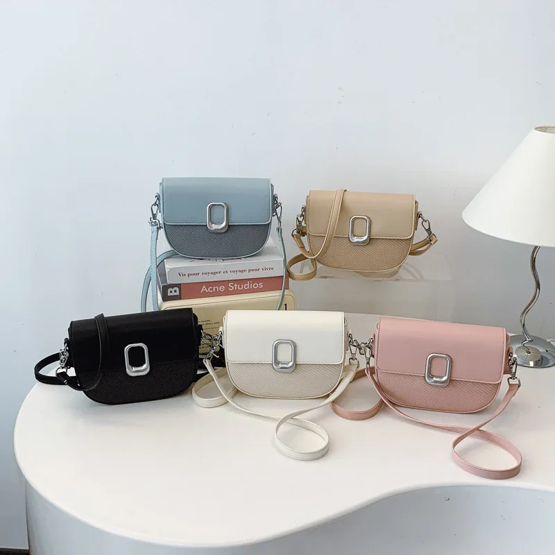 

Элегантная сумка через плечо-седло, новинка 2023 года для женщин, роскошная сумка через плечо с ремешком-цепочкой, модная сумка подмышками на все случаи жизни