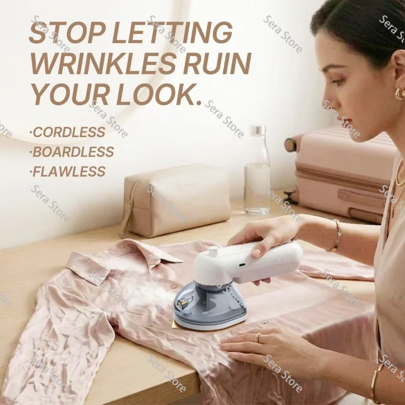 Popular wireless mini iron USB charging portable handheld travel iron wet and dry 2 in 1