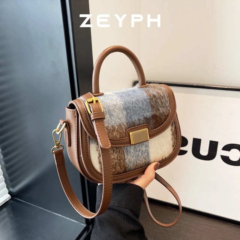 

Zeyph Retro Frosted Leather Large Tote Bags for Women 2025 Winter Female Shoulder Bag Females Hand Bag New Handbags