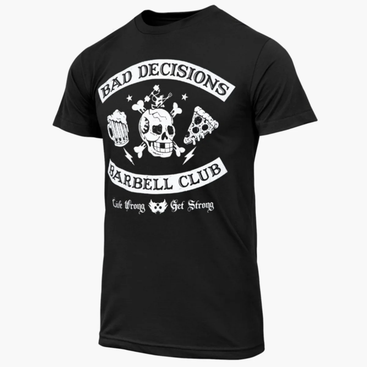 Hot Sale Bad Decisions Barbell Club T-Shirt