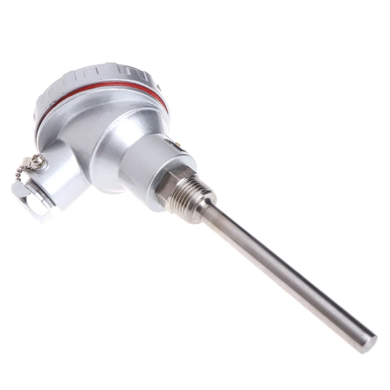 Đầu Dò Cảm Biến Nhiệt Độ "NPT Ren Cặp Nhiệt Điện Nhà Cho Đầu Thép Không Gỉ Lắp Cho Công Nghiệp 4" Thả Vận Chuyển