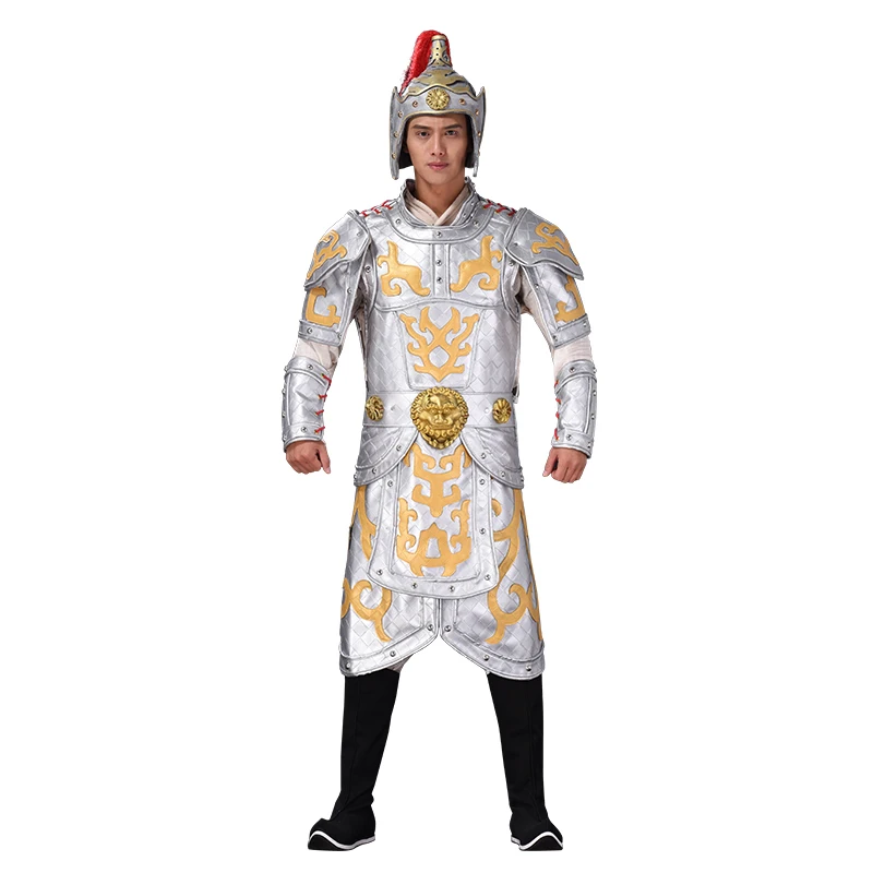 

Ancient Hanfu Armor Costume General Performance Attire Sui and Jin Dynasties Stage TV Movie Outfit Generals and Battle Robe Set