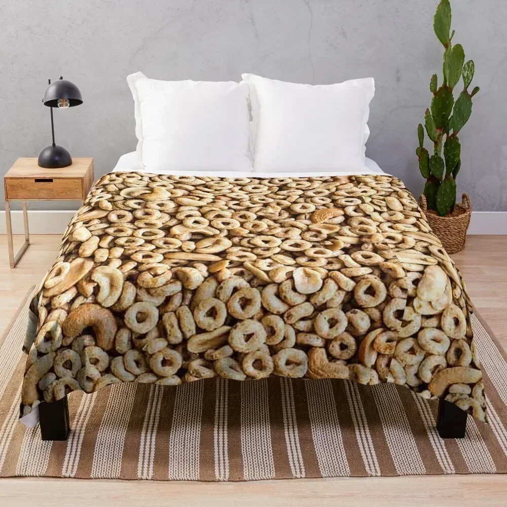 

Honey-Nut Cheerios Throw Blanket Lightweight Warm Blanket for Indoor Outdoor Use