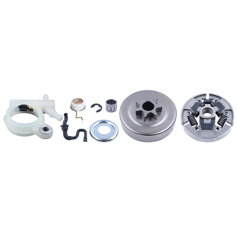 Fuel Hose Sprocket Clutch Clutch Assembly 325 7T Sprocket Oil Hose Sprocket Cleaner Essential Components For Chainsaw Repair
