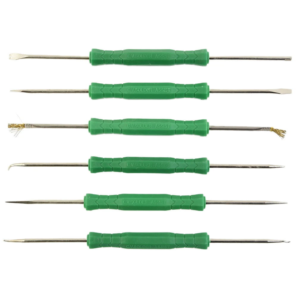 Brand New Welding Tool 6pcs PCB Board Cleaning Power Tools Push Rod Repair Scraper Soldering Tools Washing Welding