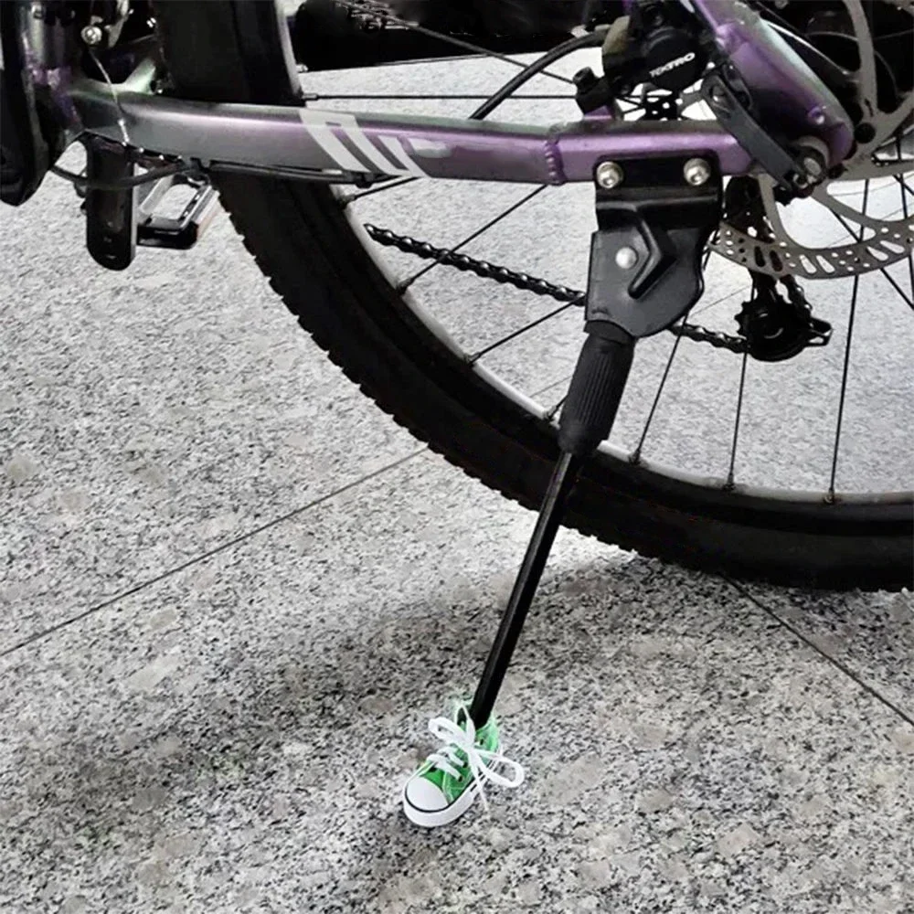 1 Pc Creative Tripod Cover for Motorcycle Bicycle Side Shoe Shape Foot Support Electric Bike Tripod Decor Mini Shoes Key Chain