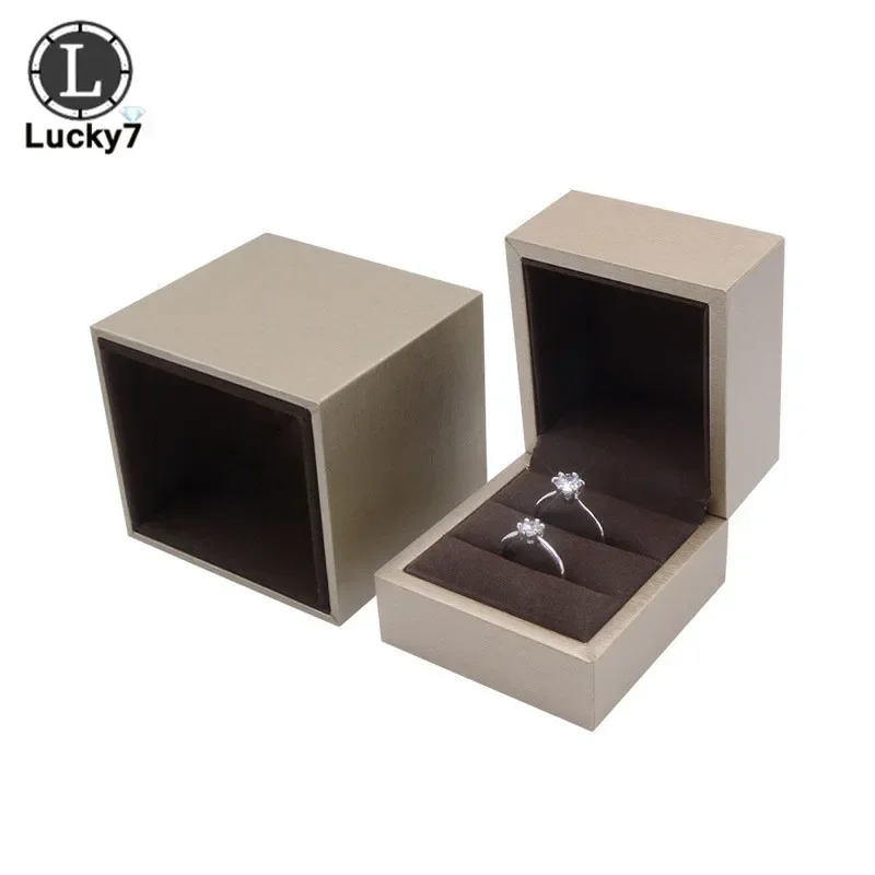 

Drawer Jewelry Box Diamond Ring Necklace Box High-end Gold Ring Pendant Box For Jewelry Display Ring Storage Box Paper Gift Bag