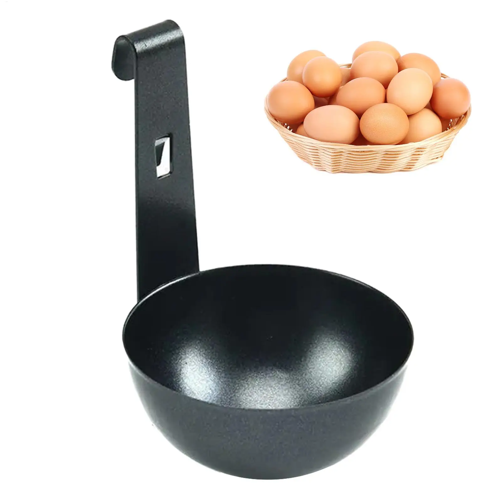Stainless Steel Non-stick Egg Bowl Boiling Heating Mold Poached Egg Pot Non-stick Steamer Round Non-stick Cup Egg Steame Cooking