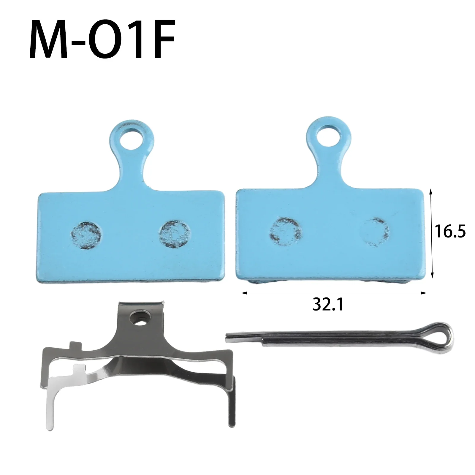 Bike Disc Brake Pads Anti-wear Copper Fiber High Density Reduce Noise Short Running-in Period Sintering Ultra-light