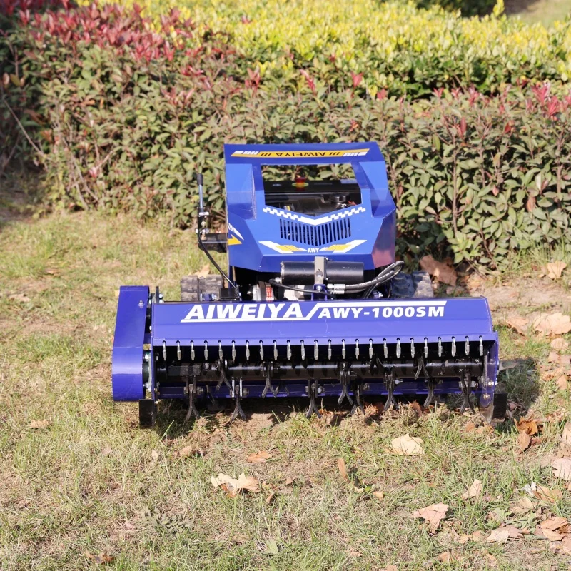 

Индивидуальное ландшафтное садовое оборудование, 100% дистанционное управление, косилка для аромата, садовый гусеничный газонокосилка, дизельный газонокосилка