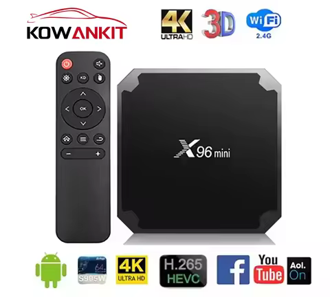 Kowankit 2025 X96MINI TV Box Android10.0 TV Stick HDR S905W Wifi smart TV 4K HD smart TV BOX Remote Set TOP Box