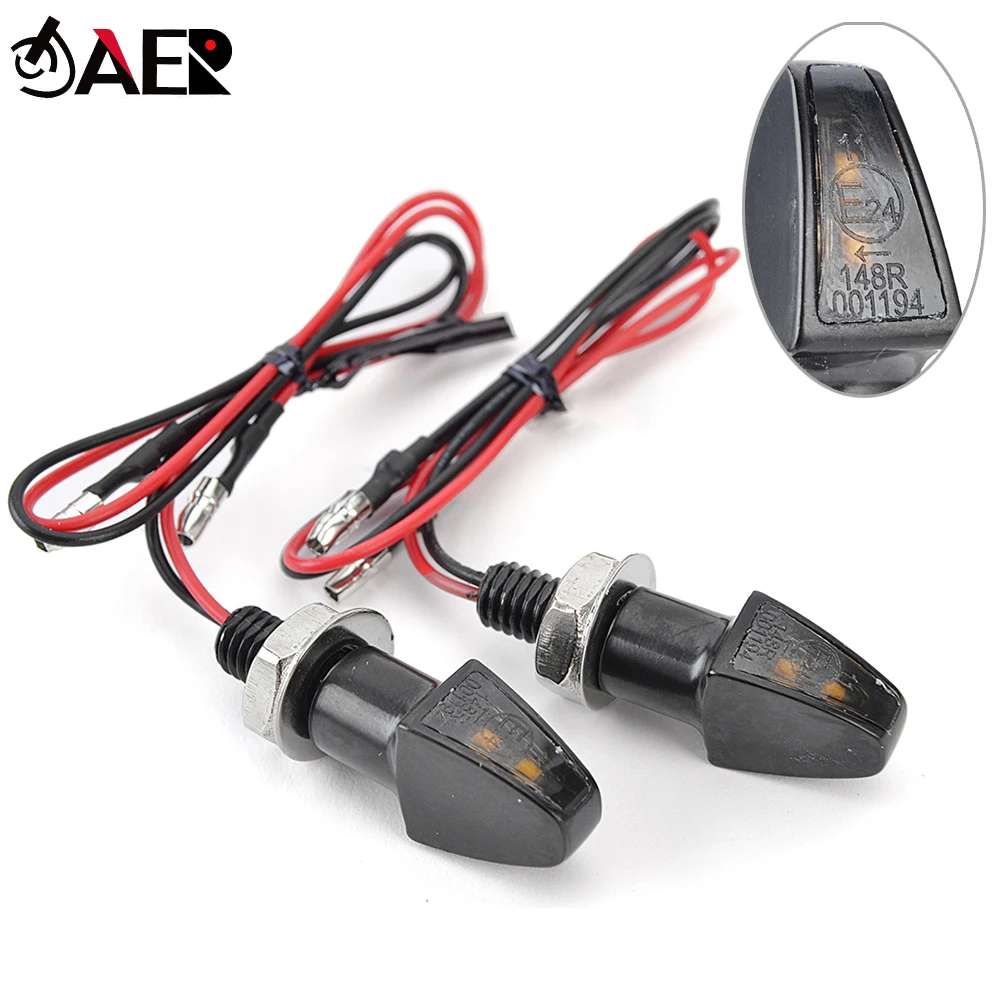 2Pcs Amber Led Moto…