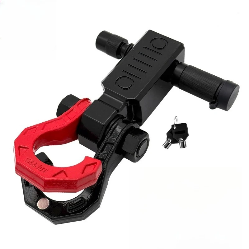 Split trailer hook shackle two ends anti-theft model  off-road trailer square with lock