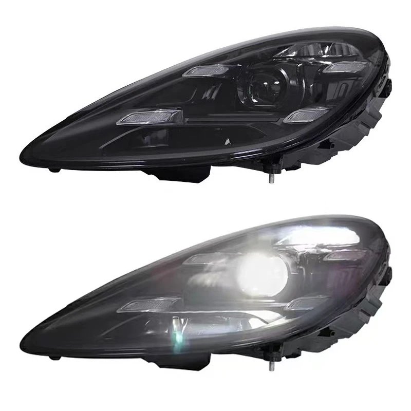 Suitable for Porsche 718 Spyder Boxster Headlight Cayman GTS 982 Headlight 2016-2023 Upgrade To PDLS Style Matrix LED Headlight