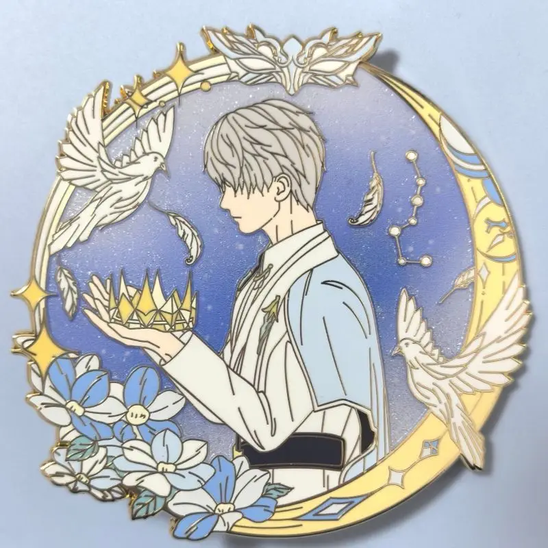 

Anime Game Love and Deepspace Xavier Metal Badge Pin Brooch Cosplay Cartoon Figure Itabag Accessories Xmas Gift