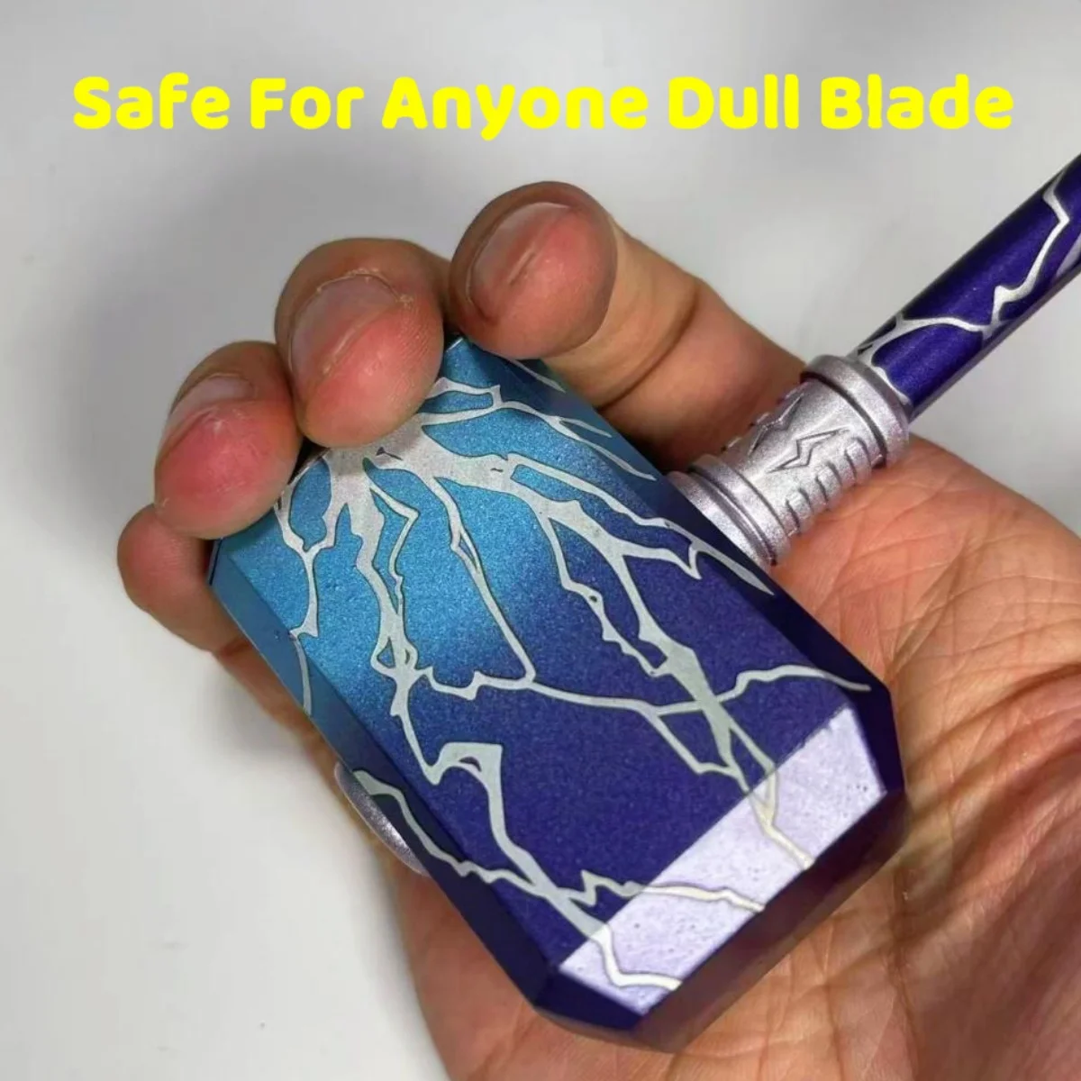 5.1 بوصة المطرقة الشجاعة المعدنية كاتانا السيف النينجا سكين اليابانية كاتانا صابر الأصلي الساموراي صابر تأثيري اكسسوارات الدعامة لعبة #6