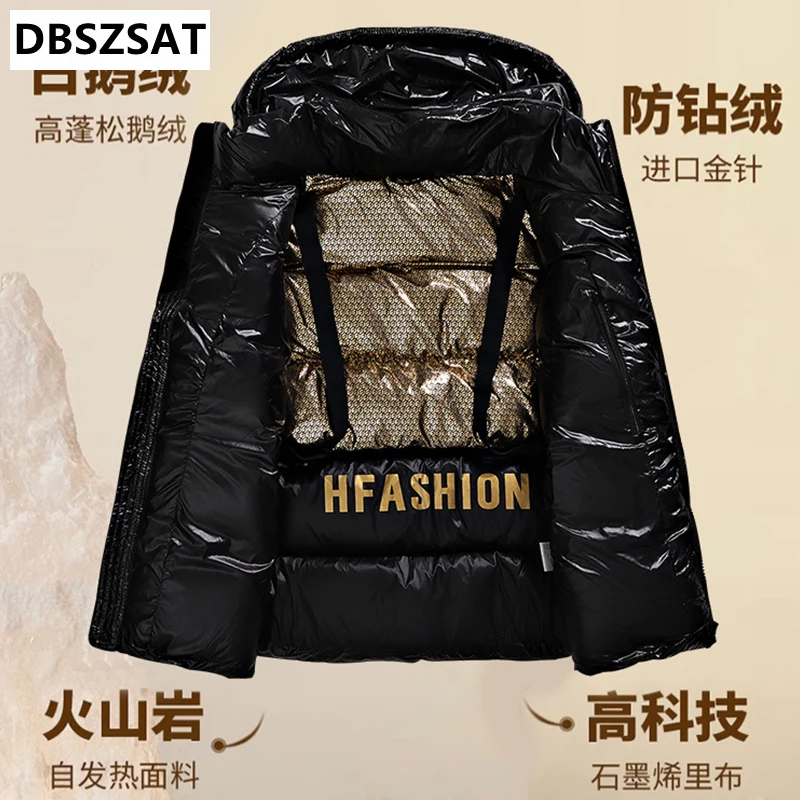 2025  Jackets Loose Winter Coats New Fashion Warm Parkas Hooded Casual Male Thicker Fit Slim Winer Jackets 3XL