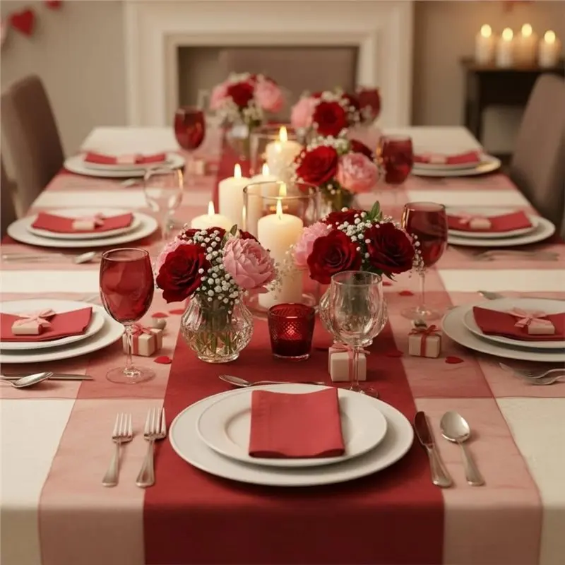 ABLN-120 Pcs Cocktail Napkins Red Beverage Napkins Dessert Napkin Paper Napkin For 4Th Of July, Birthday, Wedding, 5 X 5 Inch