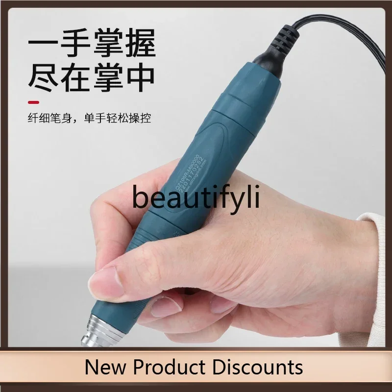 

HR Upgraded 108 Dual-Control Jade Carving Machine Brushless Electric Grinder Jade Carving Wood Carving Dental Machine