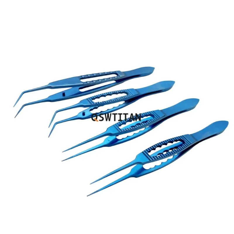 เครื่องมือผ่าตัดตา 4.5 มม. แท่งผูกไทเทเนียม แหนบขนาดเล็ก แหนบผ่าตัดเปลือกตาไทเทเนียม