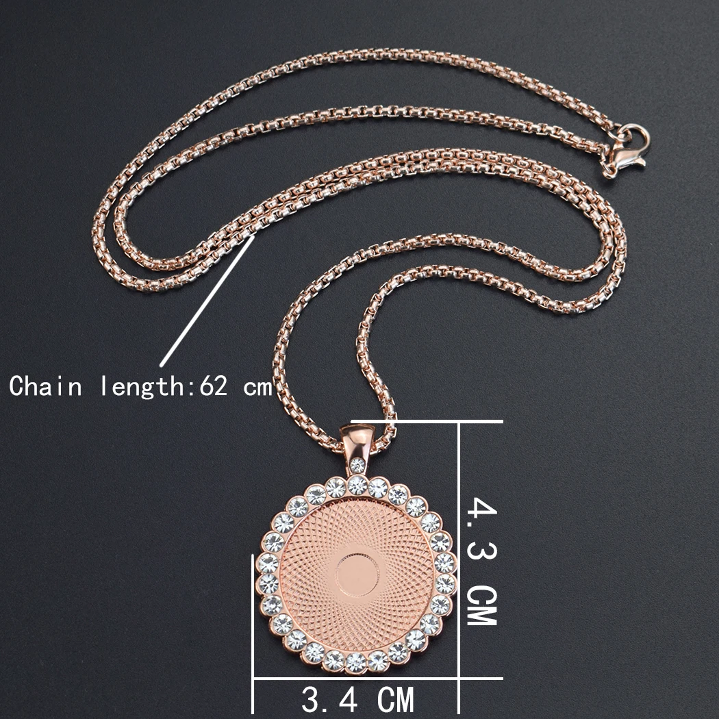 12 Pcs/set Chinese Zodiac Traditional Necklaces  Complete with Round Rhinestones Inlaid Long Chain Design Holiday Gifts