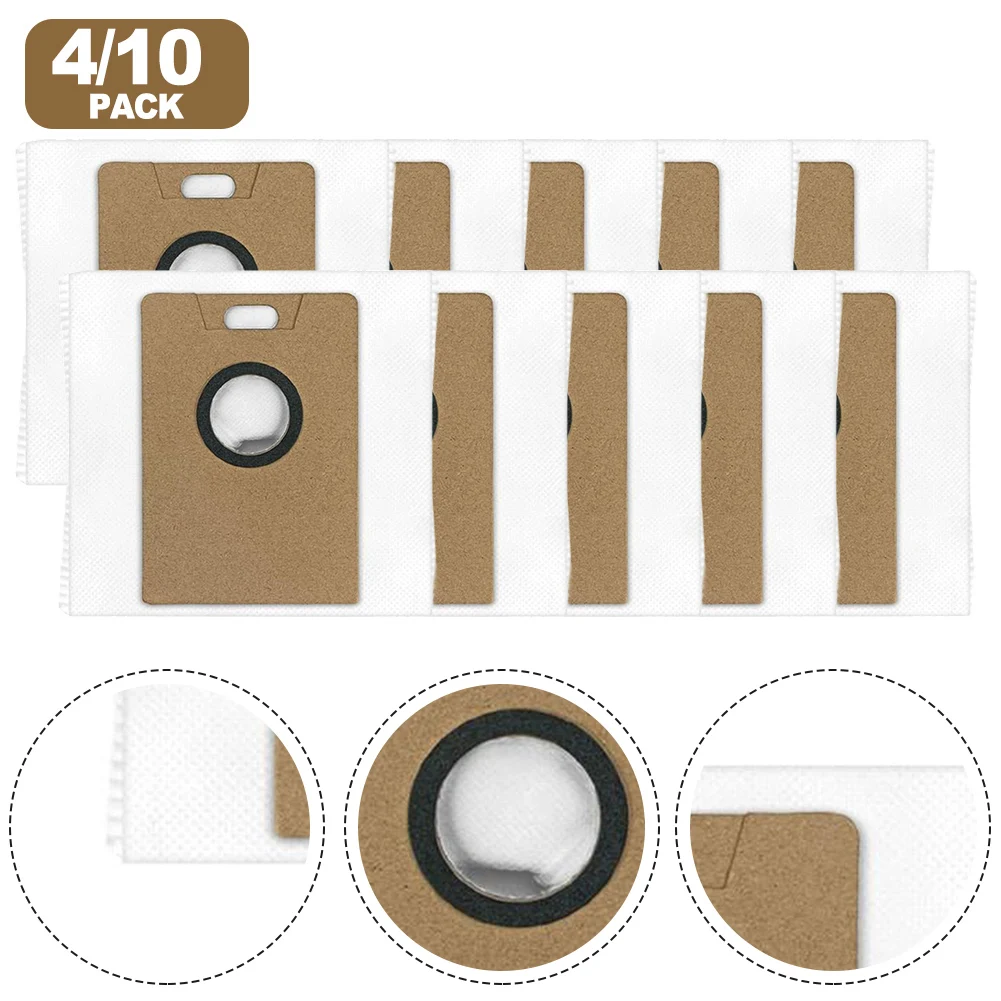 

Сменный пылесборник для Narwal для робота-пылесоса Freo S, ультратонкий фильтр, большая емкость 3,5 л, упаковка из 4 или 10 шт.