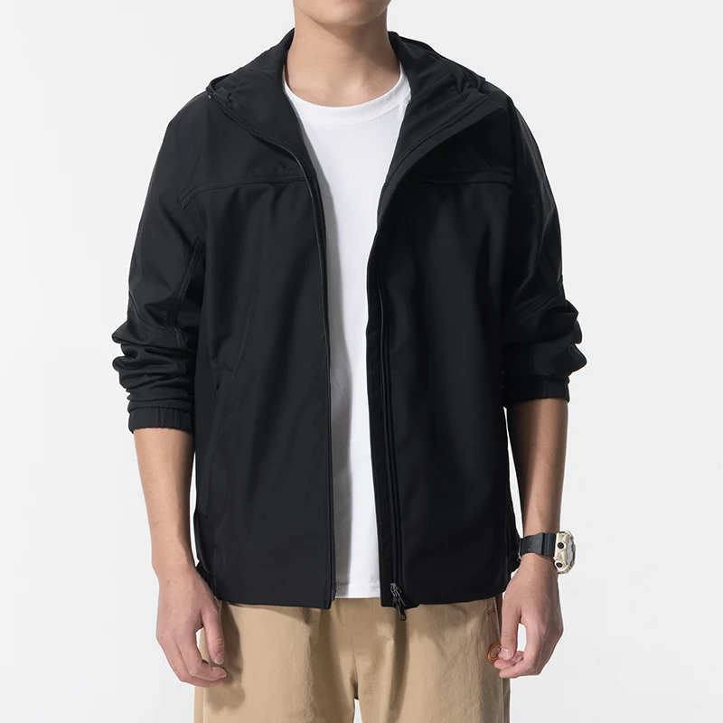 

Мужская теплая куртка Adidas Jkt, тканая куртка с капюшоном, модная ветрозащитная куртка для активного отдыха, повседневная спортивная одежда Ka1307
