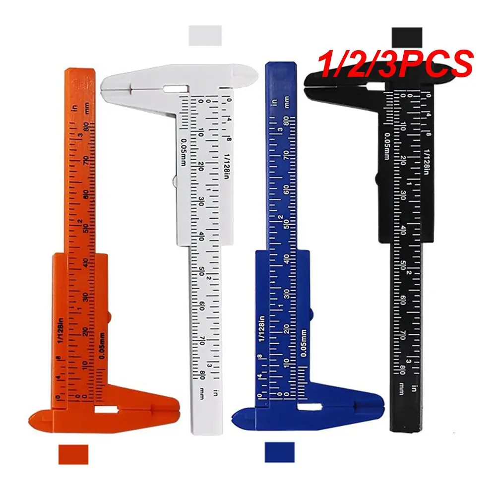 1/2/3PCS Mini Compact Design Portable Carbon Fiber Dial Vernier Carbon Fiber Popular Game-changing Measuring Tools Easy To Use