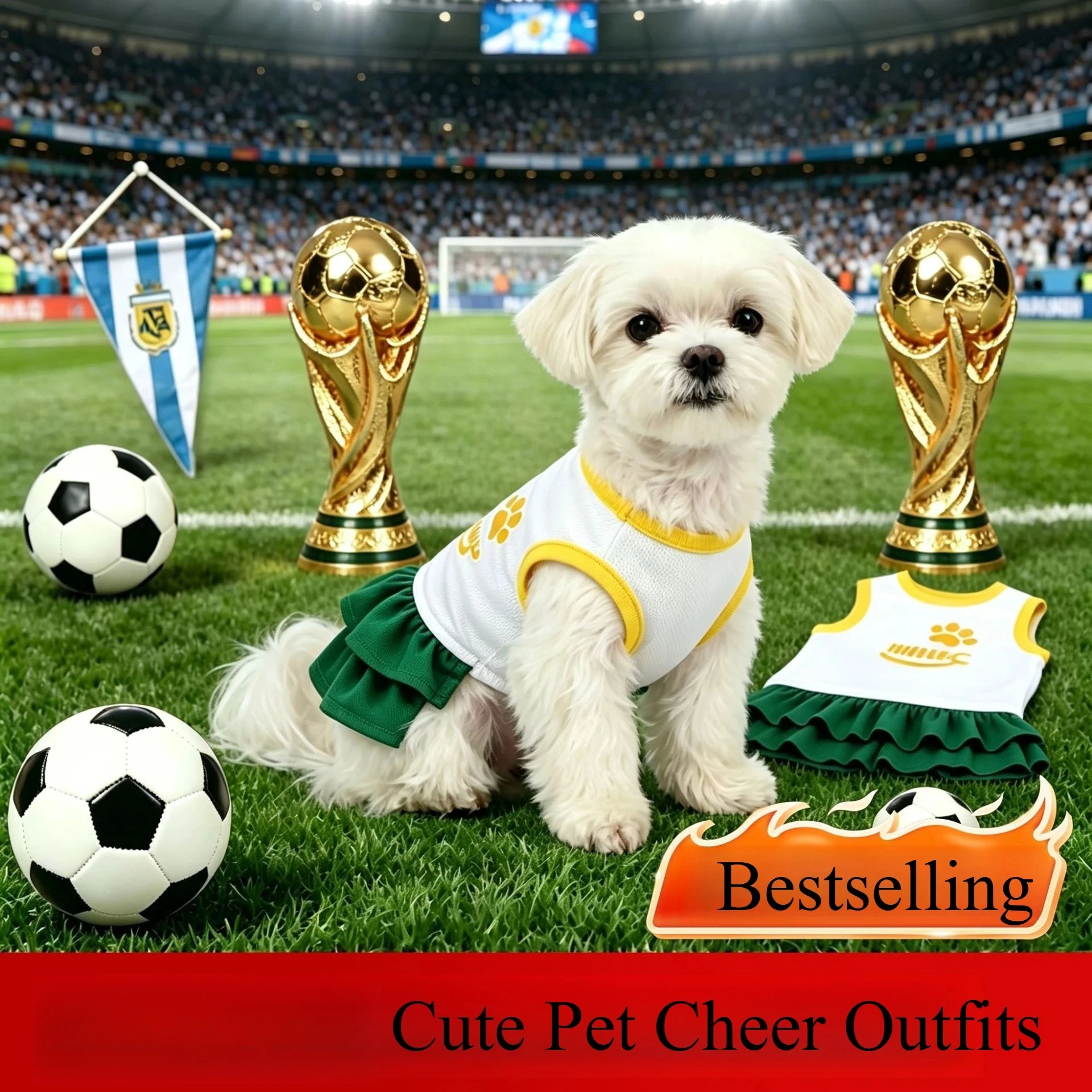 Vestido de Verano para Mascotas, Delgado, Transpirable, con Protección UV, Lindo Disfraz de Osito para Perros Pequeños y Cachorros, para Uso Diario y como Uniforme de Fútbol