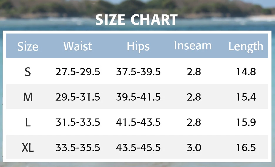Anfilia Women Swim Shorts Quick Dry Swim Trunk 2 Hidden Pockets Swim Bottom with Built in Brief image 2