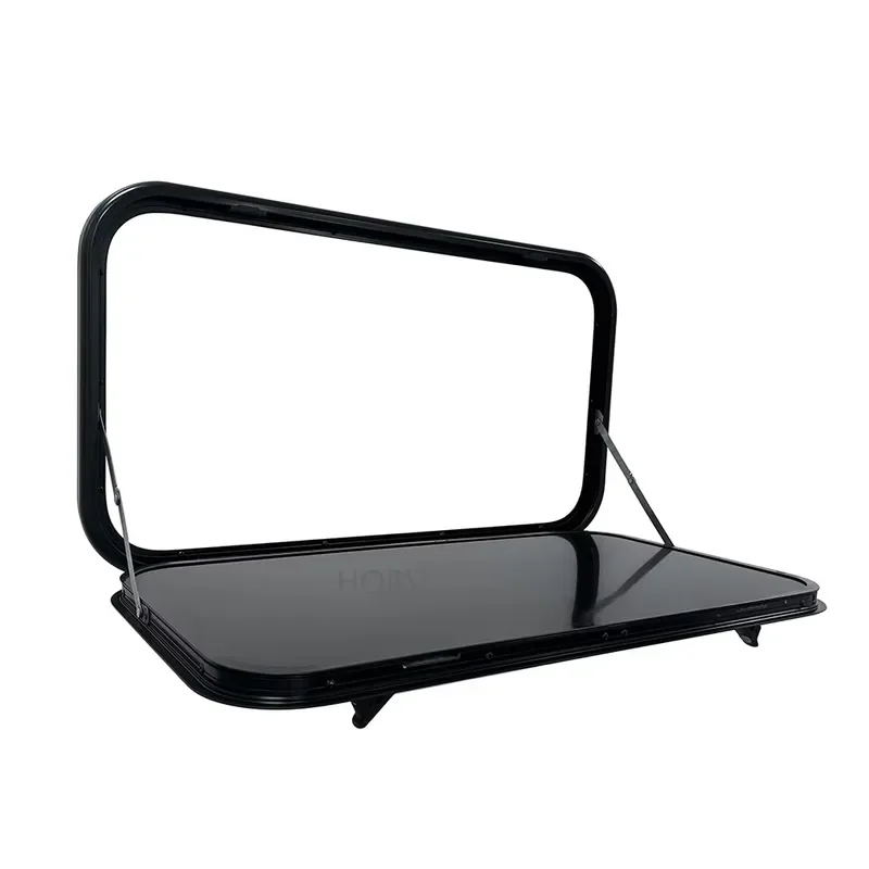Portable Aluminum Alloy Folding Picnic Table for RV Camper Car Outdoor Camping Dining Desk 600x450mm Compact Travel Furniture