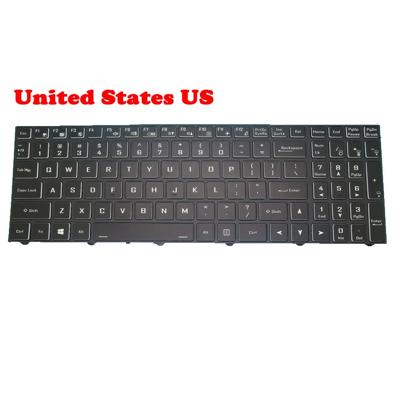 Laptop UK/US/RU/GR/SP/PO/NE/BE Keyboard For MEDION ERAZER Crawler E40 MD62518 MD62531 MD62536 MD62549 MD62563 MD62565 V155RNCQ