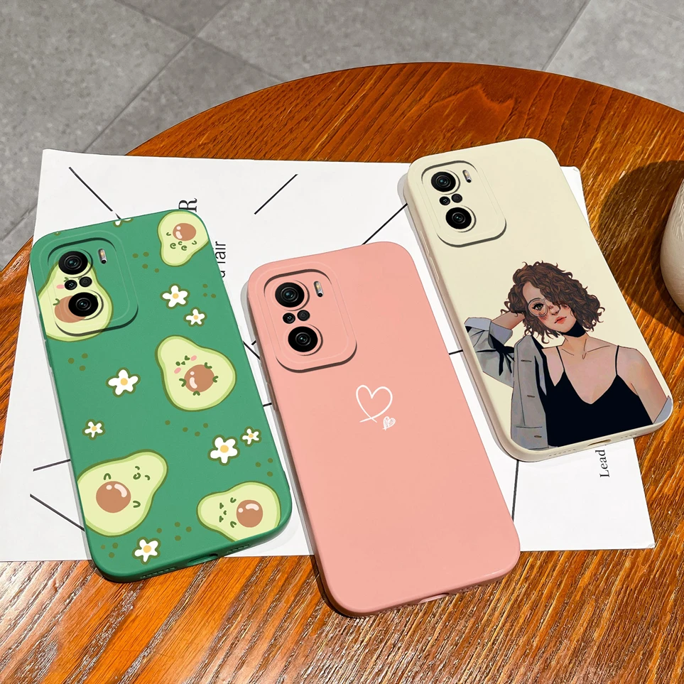 For Xiaomi Mi 11i 11X 11XPro Case Pretty Floral Cover Silicone Soft Fundas Comfortable Housing For Mi11x Pro Coque Mi 11i Carcas