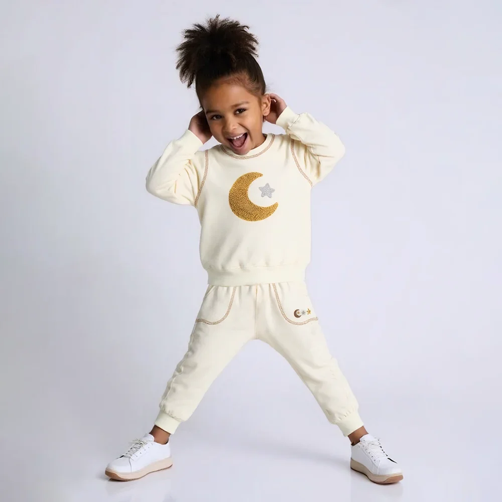 لطيف البلوز المطرزة بانت 2 قطعة مجموعة ربيع الخريف الطفل الدعاوى للطفل صبي فتاة الملابس الوليد الملابس #3