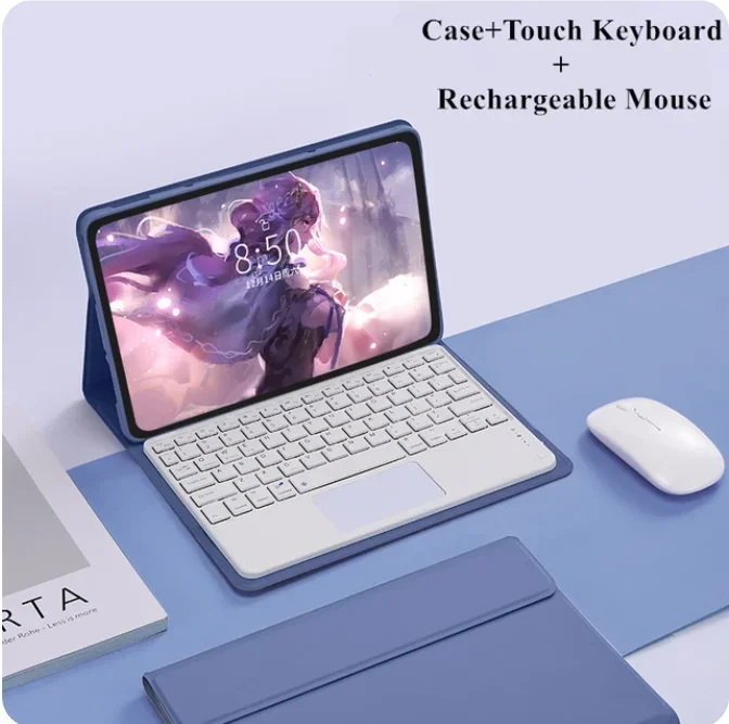 

For Xiaomi Redmi Pad SE 2023 11 Inch Funda Magnetic Wireless Bluetooth Tablets Keyboard Case For Redmi Pad SE 11" Stand Cover