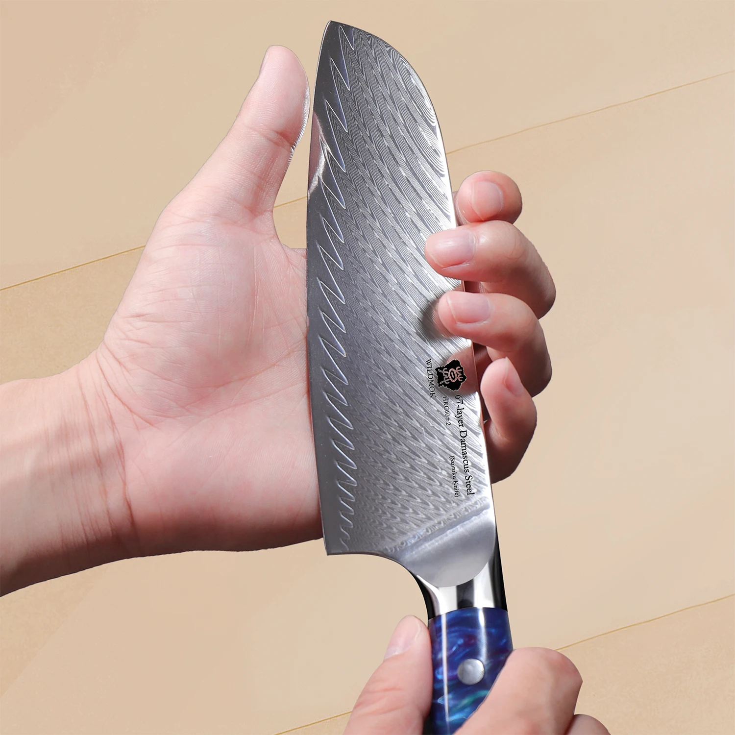 WILDMOK Santoku Knife 7\