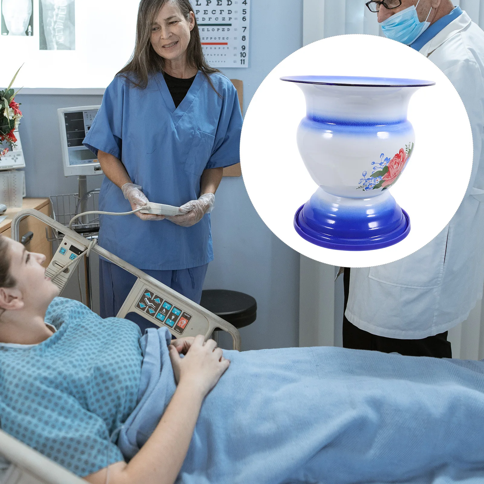 

1 шт., китайская плювательница, эмаль, традиционный стиль, нескользящая подошва, бытовая плювательница, удобный туалет для путешествий на открытом воздухе, спальня