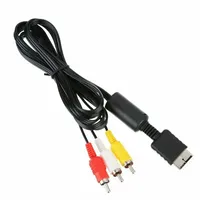 Audio & Video Cables For Sony PlayStation 2 3 PS2 PS3 1.8m/6FT HDTV AV     A/V Component  Cord Wire