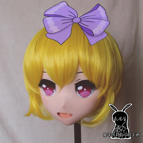(KM5170)Top qualità fatta a mano in resina femminile Cosplay gioco di ruolo giapponese Ellie Kigurumi maschera crossdresser bambola maschera transgender