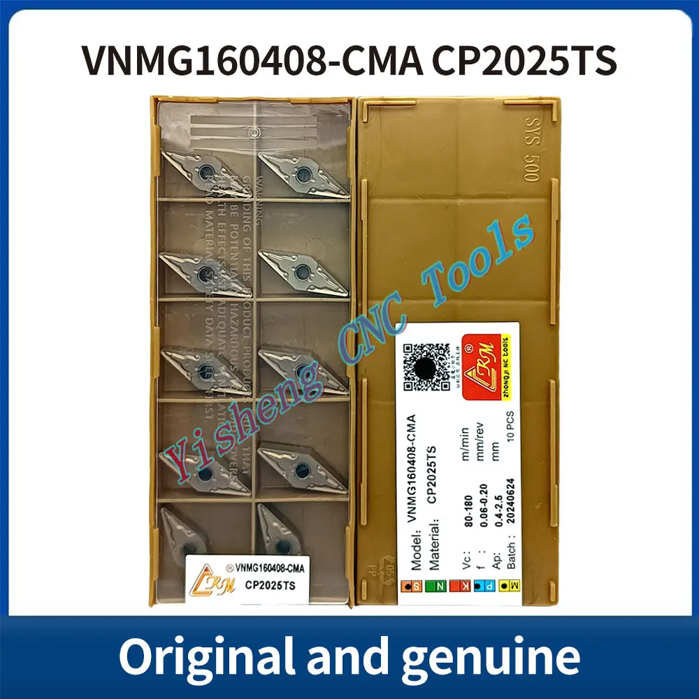CRM VNMG160404-CMA VNMG160408-CMA VNMG160404-MR VNMG160408-MR CP2025TS CC1135G2 Rautenförmige CNC-Drehmesser
