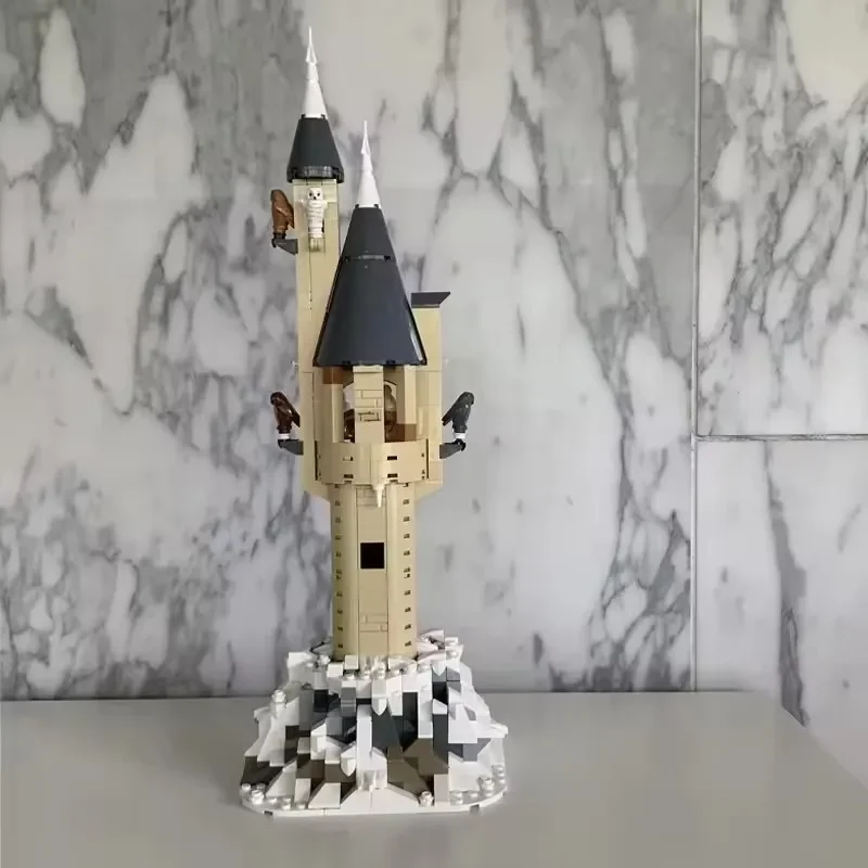 

Magical Owl House MOC Building Blocks, Wizard Pet Habitat with Perch, Enchanted Birdcage DIY Model for Potter Fans