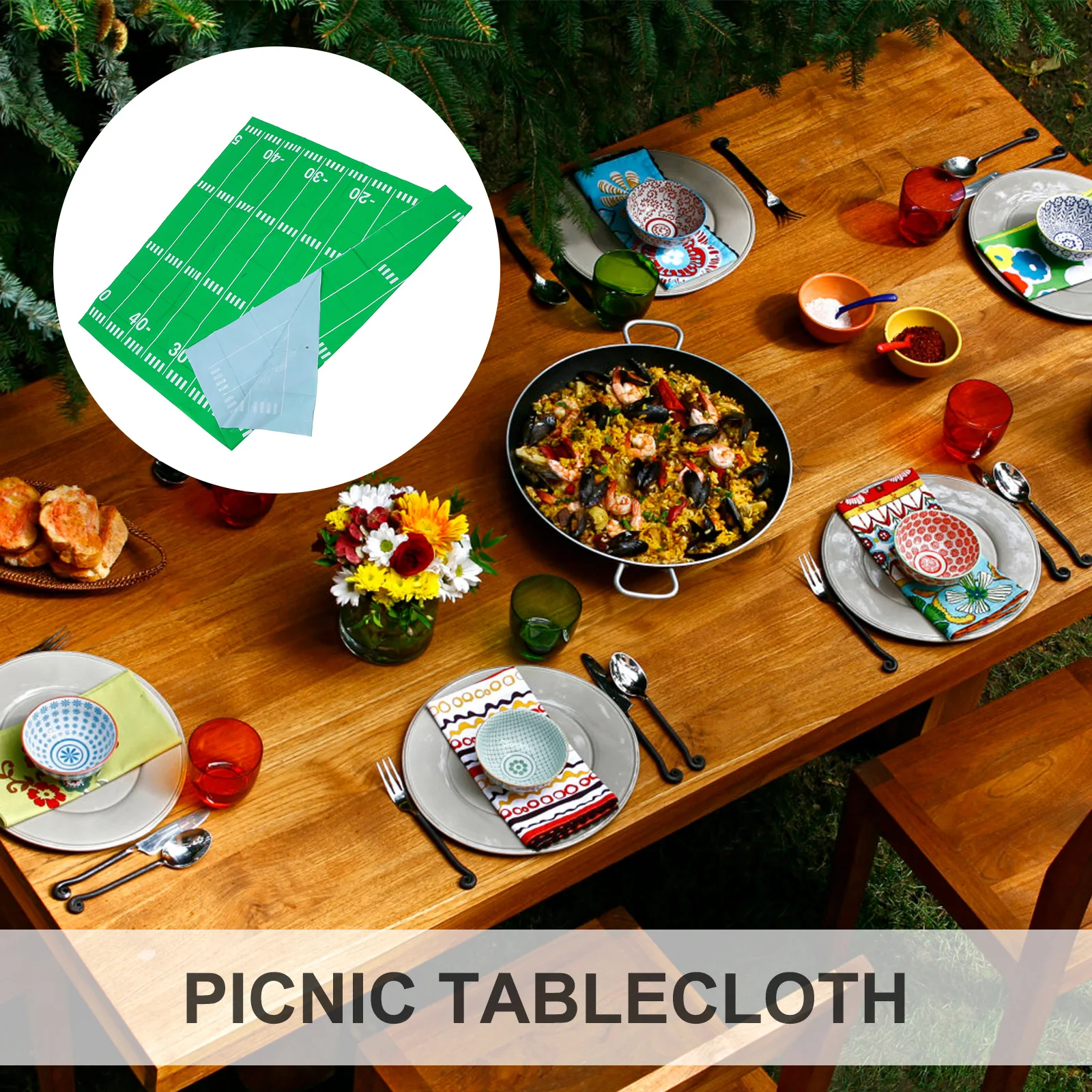 

Party Tablecloth Football Rugby Theme PE Waterproof Banquet Decorations Birthday Supplies Picnic Cover Tablecloth