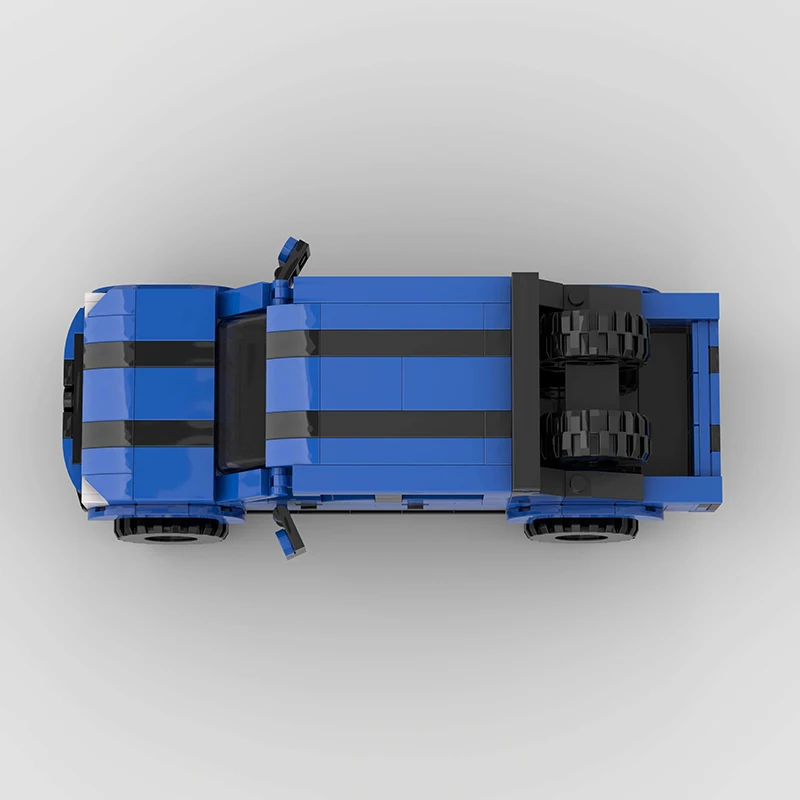 MOC supercoche clásico modelo de bloques de construcción conjunto de juguetes, perfecto cumpleaños, Halloween, regalo de Navidad o decoración del hogar