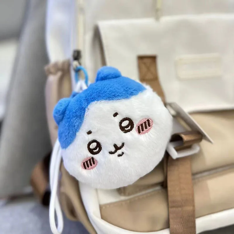 Cartoon Chiikawa portachiavi portamonete Cute Kawaii Anime peluche Cosplay Sanrio Cinnamoroll borsa di immagazzinaggio di grande capacità regali per ragazze