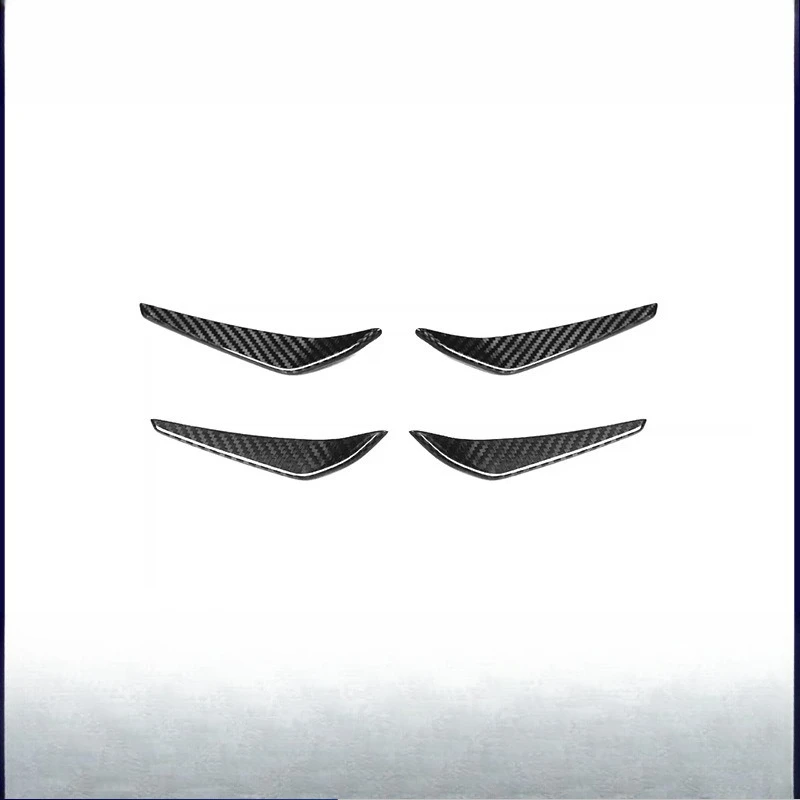 Carbon Fiber Front Bumper Spoiler Air Knife MP Air Knife Decoration