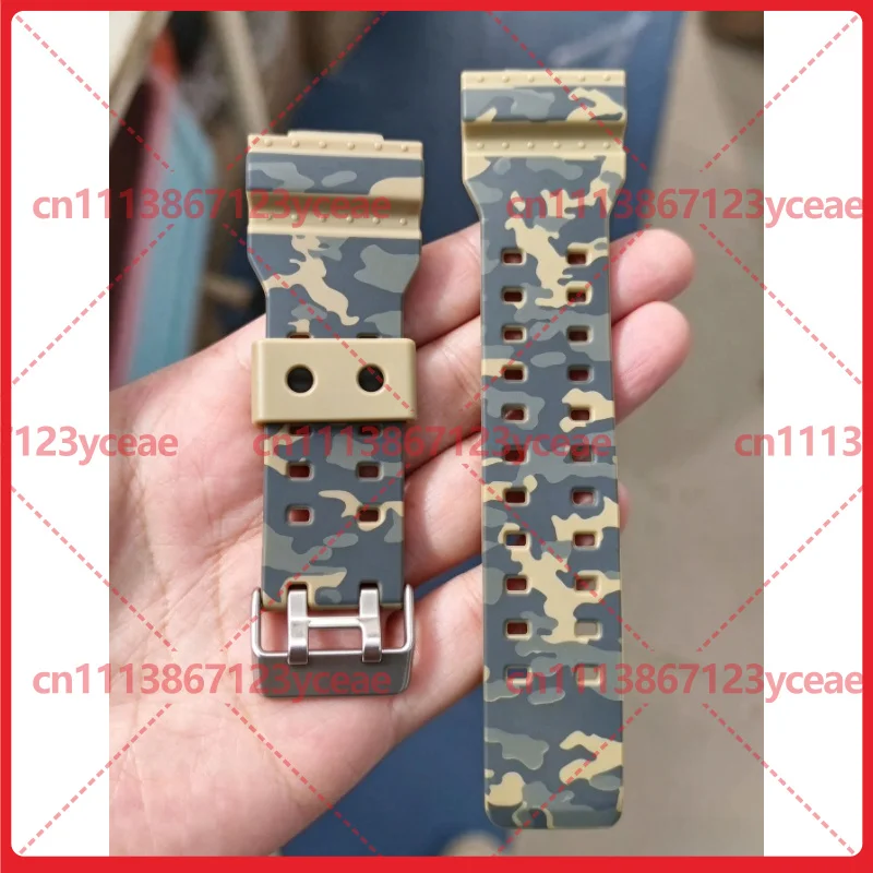 For Casio G-SHOCK GA110 GA100 GA120 GA140 Watch Camouflage Resin Watchband Bezel Replacement Accessories