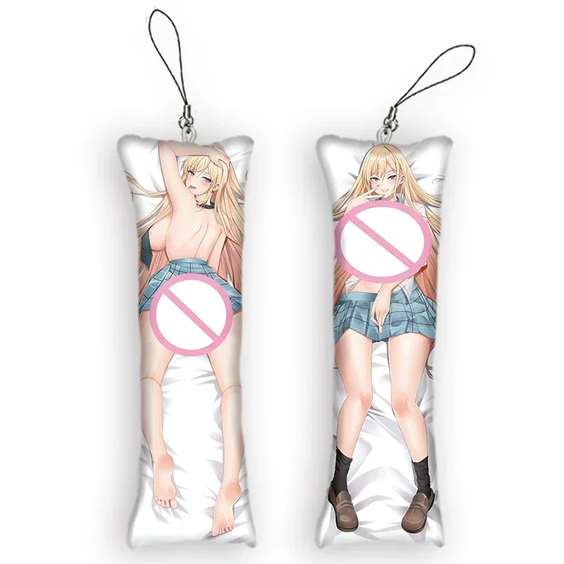 

New design My Dress-Up Darling Kitagawa Marin Small Pillow Keychain Cute Phone Decoration Bag Ornament Dakimakura Mini Key Chai