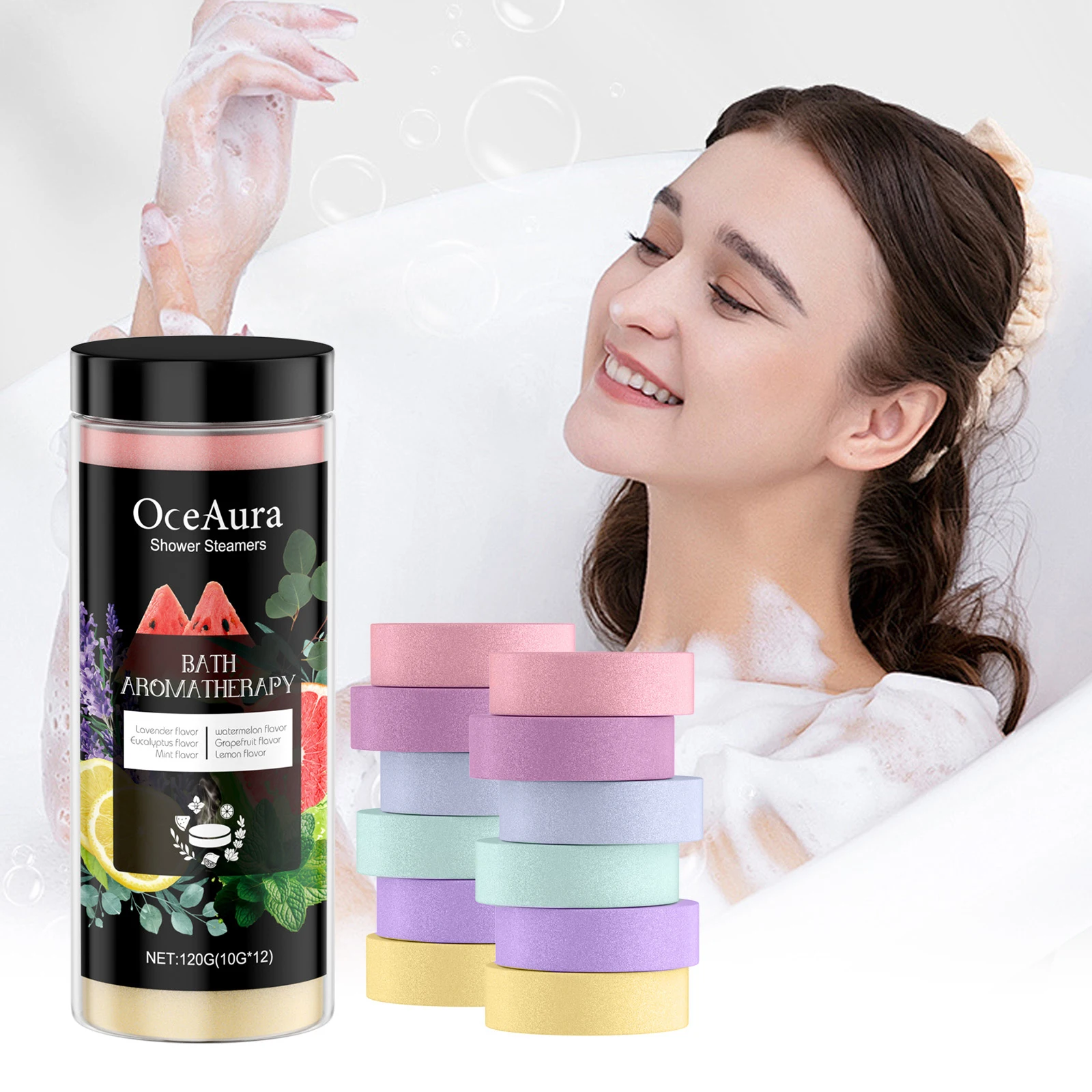 Lot de 12 Pastilles de Douche  - Shower Steamer Tablet avis et prix